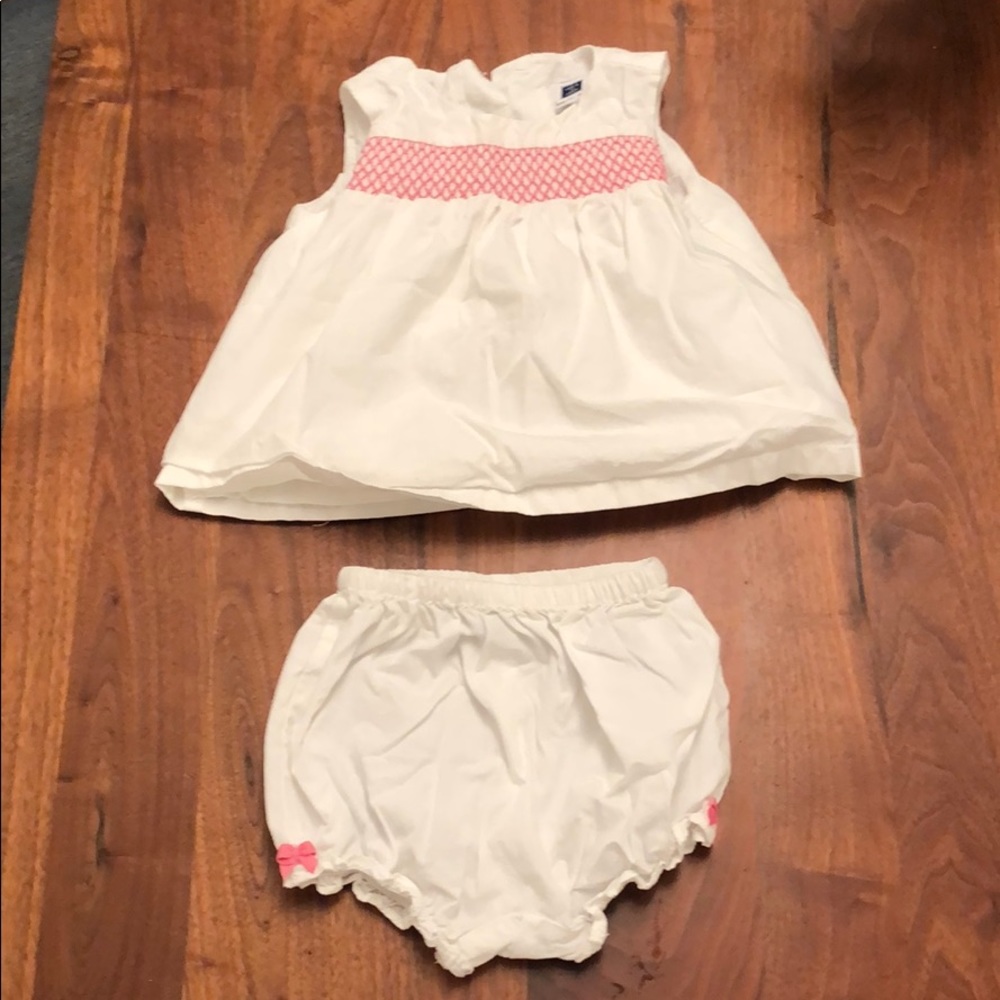 Janie and Jack Smocked Top and Bloomers